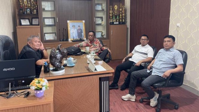 
					Muhammad Faizal Thamrin, melakukan kunjungan koordinasi ke Kepala Dinas Sosial Sulbar.