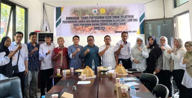 
					Dinas Perkebunan Provinsi Sulawesi Barat, Gelar (Bimtek) Penyusunan Kebutuhan Pelatihan SDMPKS.